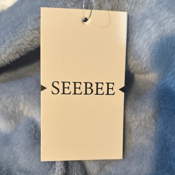 Plush Shark Costume Onesie Pajamas Blanket - Picture 16 of 16